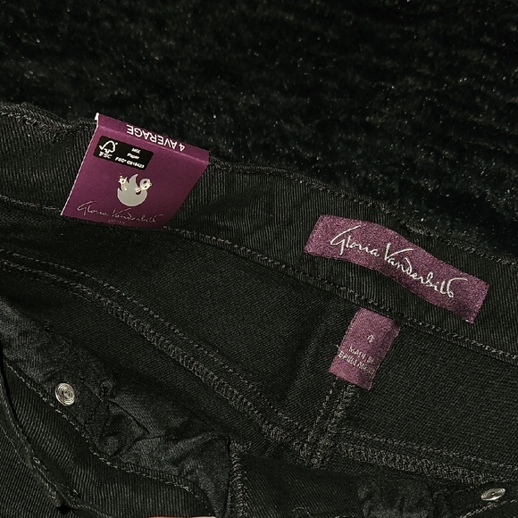 Gloria Vanderbilt Black Stretchy Jeans - Picture 4 of 5